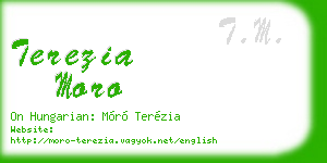 terezia moro business card